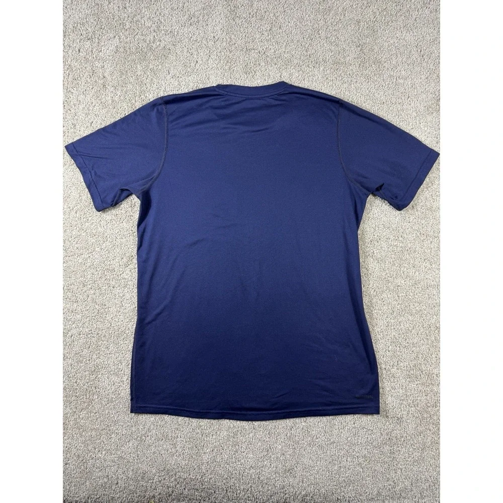 Adidas Linfield Basketball Creator Tee Men's Size L Blue Aeroready T-Shirt - Picture 2 of 8